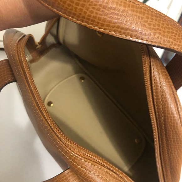Authentic RARE CHRISTIAN DIOR Iguana embossed leather handbag - Picture 12 of 12